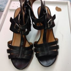 City classified Women's Open-Toed Wedge Heels